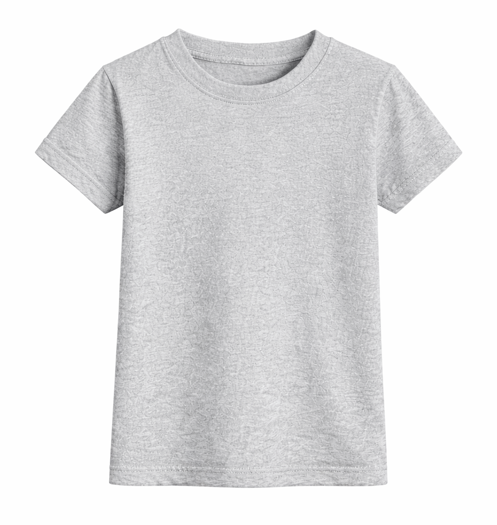 Remera Escolar Unisex Gris