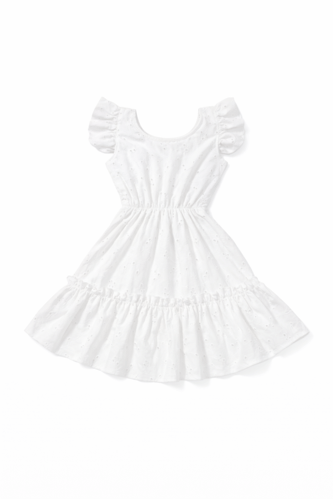 Vestido Brodery Olivia Blanco