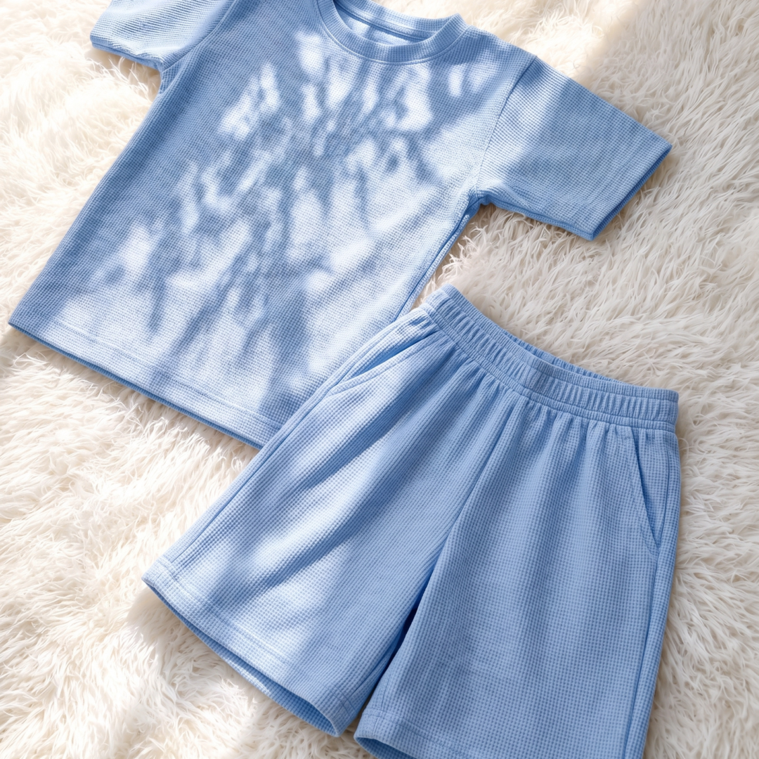 Conjunto Wafle Celeste